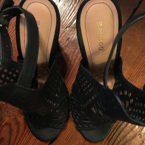 Bamboo peep toe heels - Picture 3 of 4